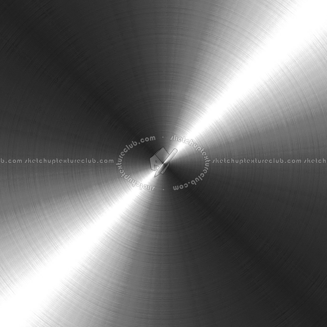 Textures - MATERIALS - METALS - Brushed metals - Circular brushed stainless metal texture 09899