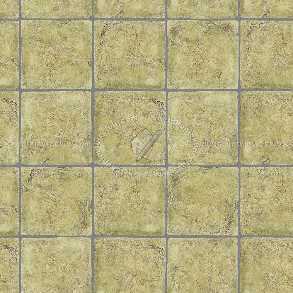 Green terracotta tile texture seamless 16117