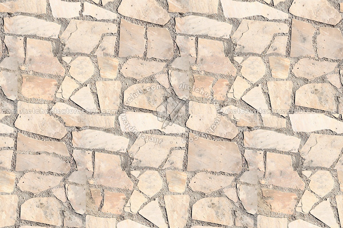 Paving flagstone texture seamless 05960