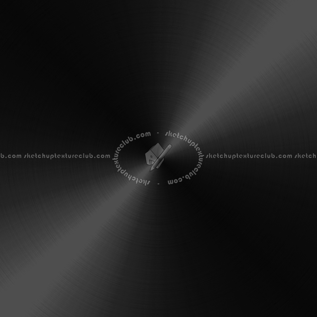 Textures - MATERIALS - METALS - Brushed metals - Black circular brushed stainless metal texture 09900