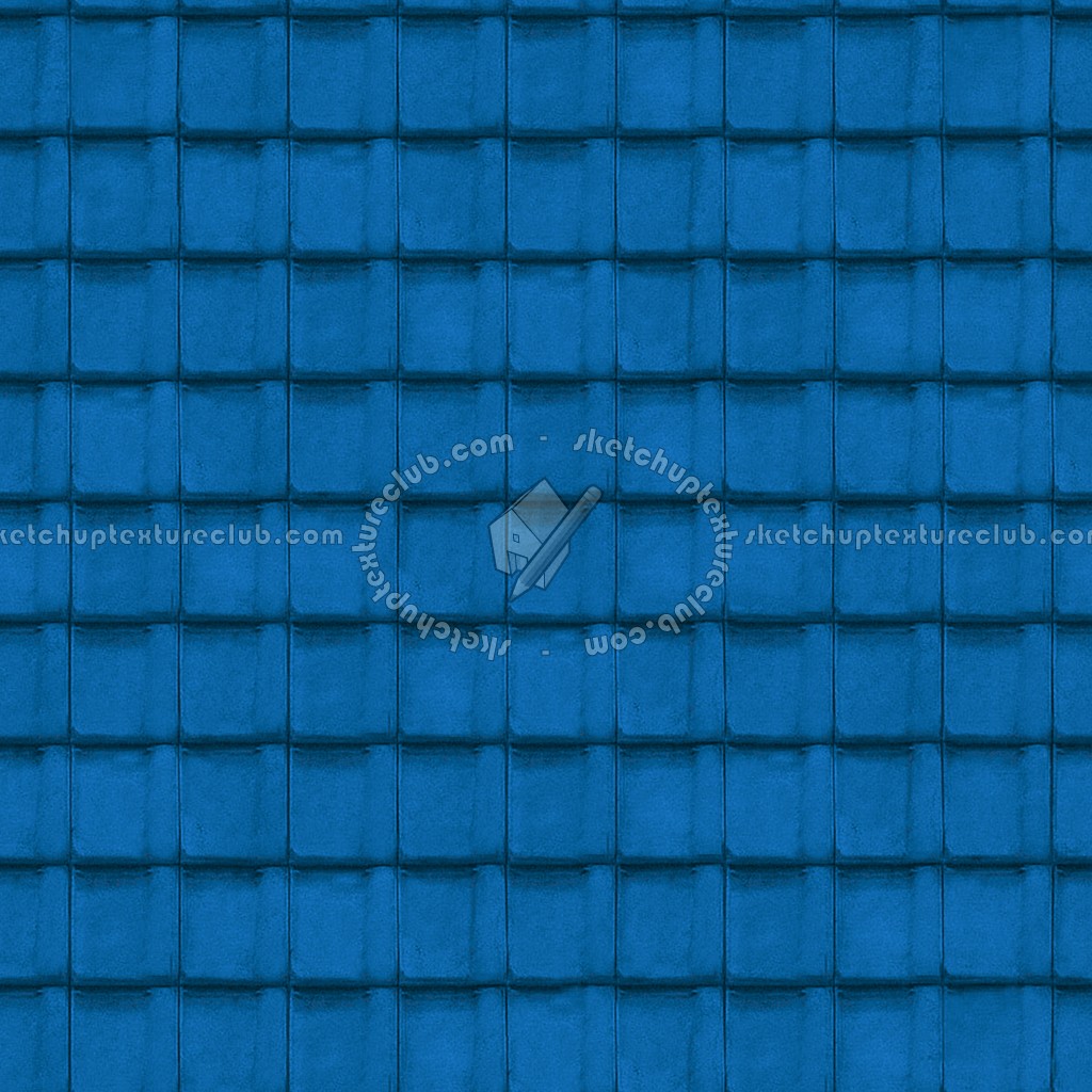 Textures   -   ARCHITECTURE   -   ROOFINGS   -   Clay roofs  - Blue clay roofing Cote Fleurie texture seamless 03437 (seamless)