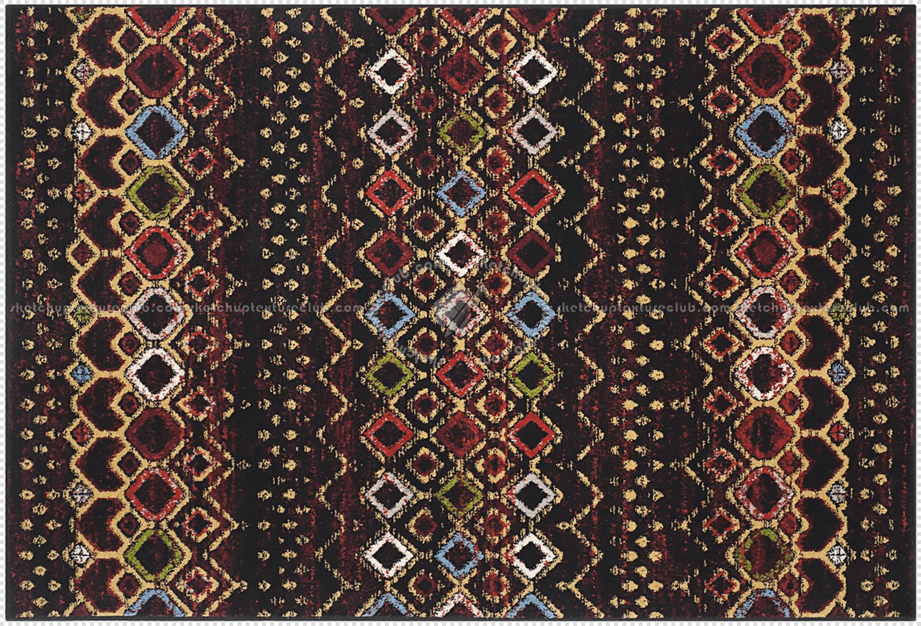 Textures   -   MATERIALS   -   RUGS   -   Patterned rugs  - Contemporarypatterned rug texture 19917