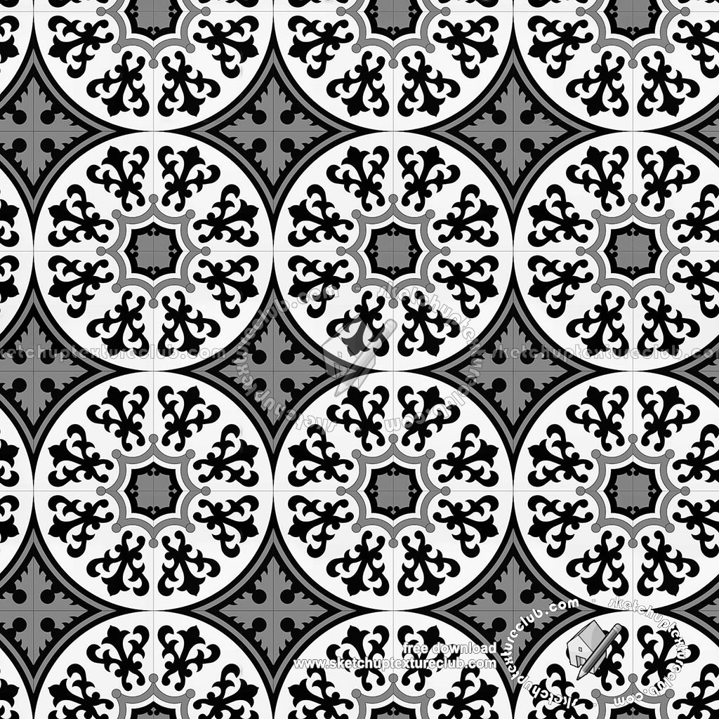 Textures - ARCHITECTURE - TILES INTERIOR - Ornate tiles - Geometric patterns - Geometric patterns tile texture seamless 18957 (seamless)