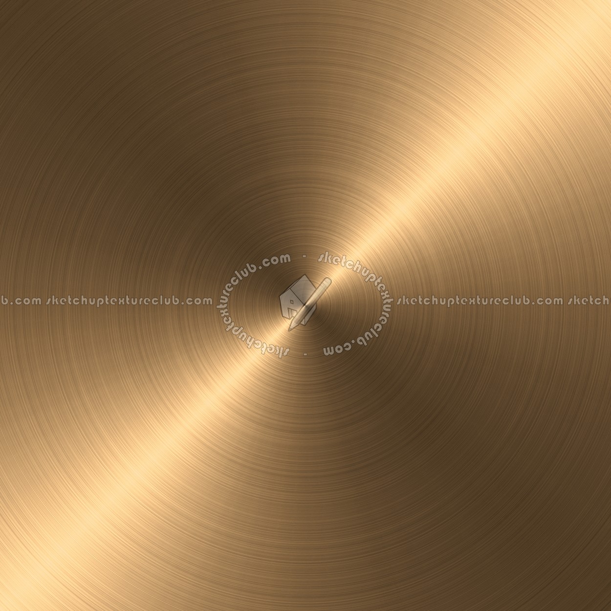 Textures - MATERIALS - METALS - Brushed metals - Circular brushed bronze metal texture 09903