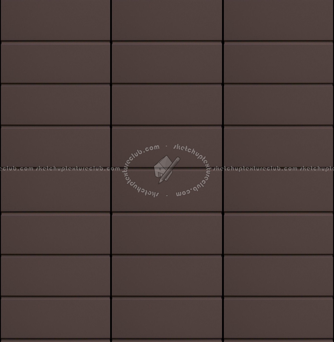 Textures   -   MATERIALS   -   METALS   -   Facades claddings  - Brown metal facade cladding texture seamless 10199 (seamless)
