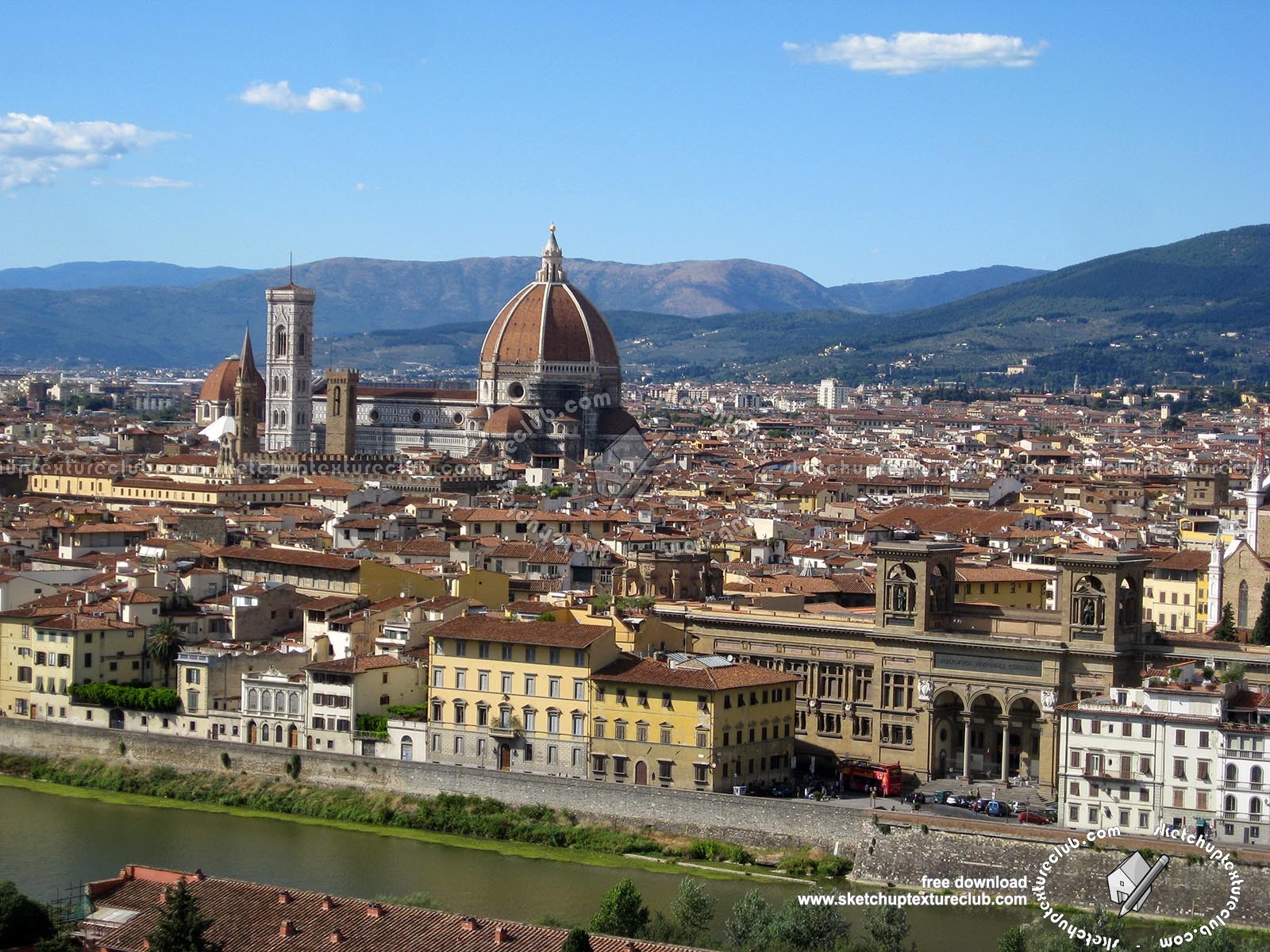 Textures   -   BACKGROUNDS &amp; LANDSCAPES   -   CITY &amp; TOWNS  - Florence italy city landscape 19040