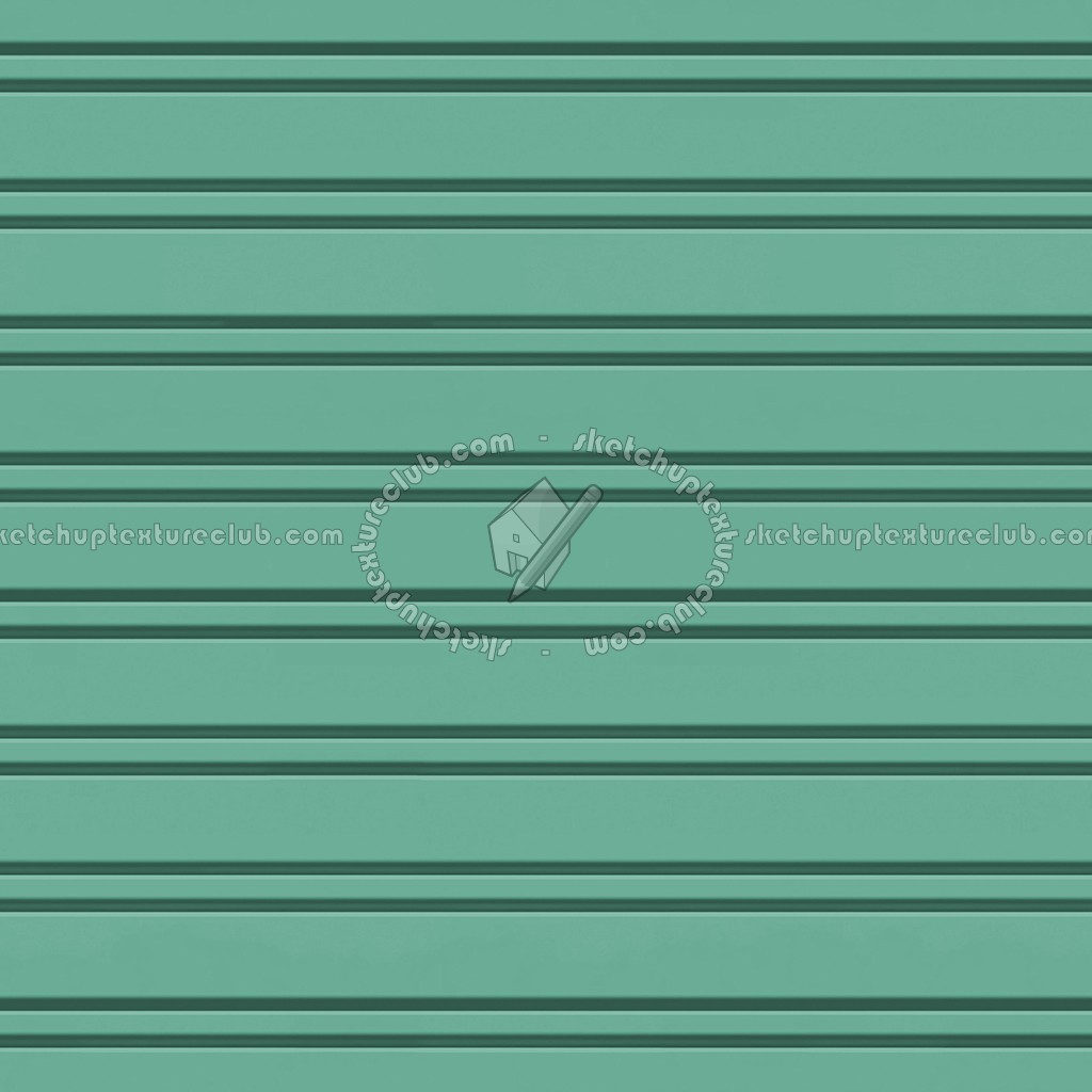 Textures   -   MATERIALS   -   METALS   -   Corrugated  - Turquoise painted corrugated metal texture seamless 10018 (seamless)