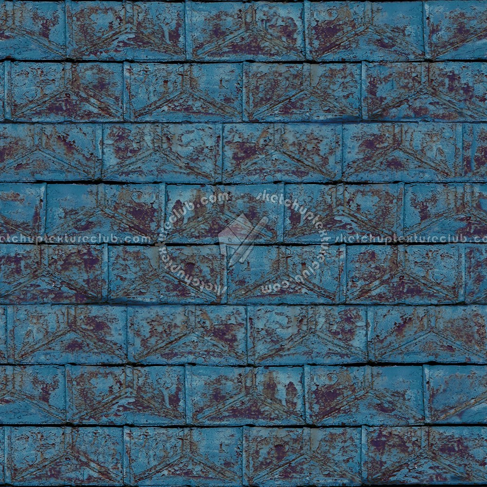 Textures   -   ARCHITECTURE   -   ROOFINGS   -   Metal roofs  - Dirty metal rufing texture seamless 03691 (seamless)