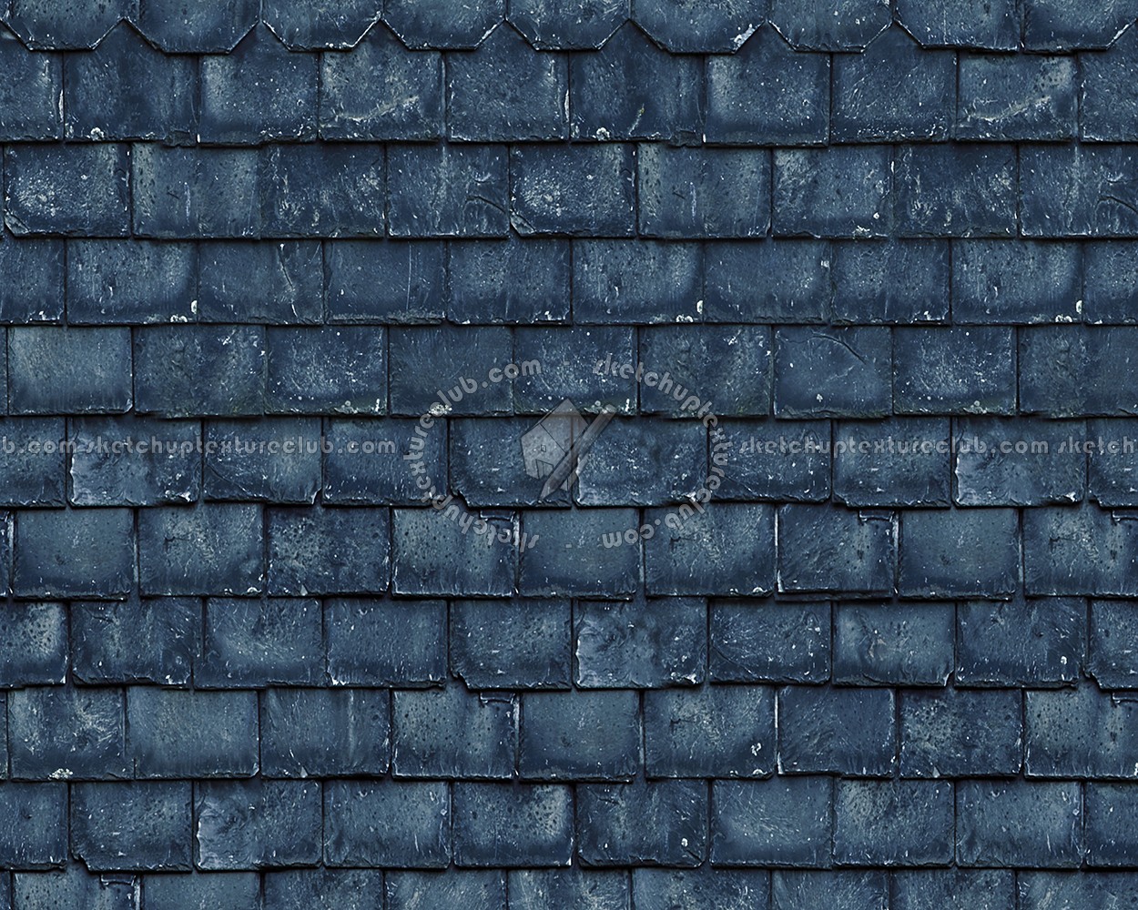 Textures   -   ARCHITECTURE   -   ROOFINGS   -   Slate roofs  - Dirty slate roofing texture seamless 03996 (seamless)