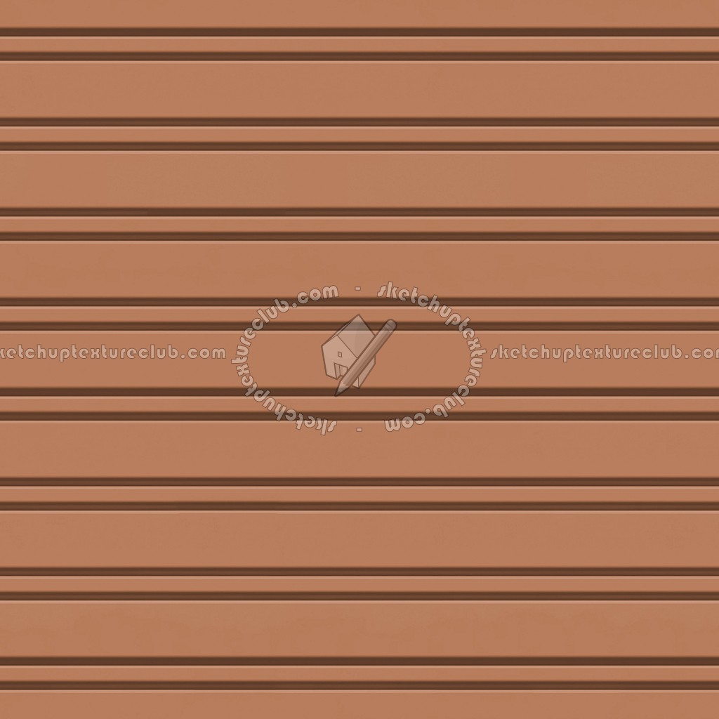 Textures   -   MATERIALS   -   METALS   -   Corrugated  - Orange painted corrugated metal texture seamless 10019 (seamless)