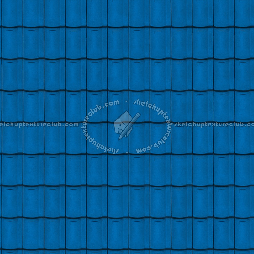 Textures - ARCHITECTURE - ROOFINGS - Clay roofs - Blue clay roofing Santenay texture seamless 03442 (seamless)