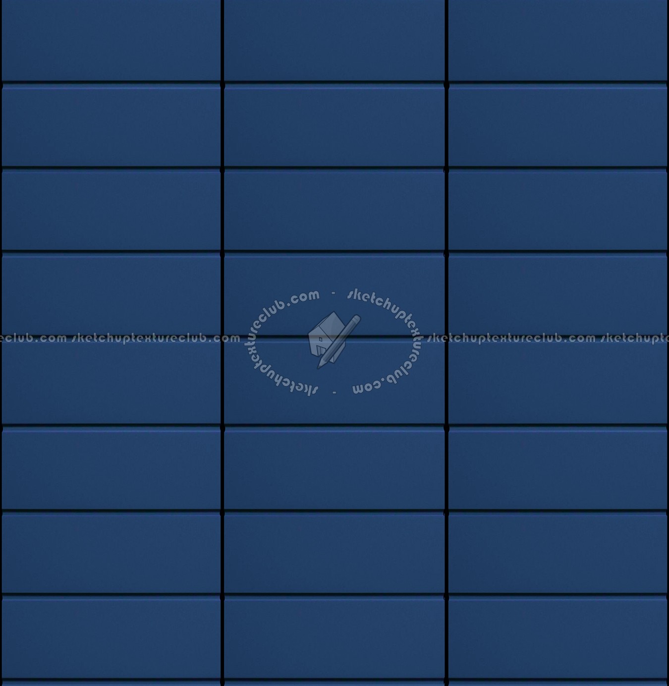 Textures   -   MATERIALS   -   METALS   -   Facades claddings  - Blue metal facade cladding texture seamless 10201 (seamless)