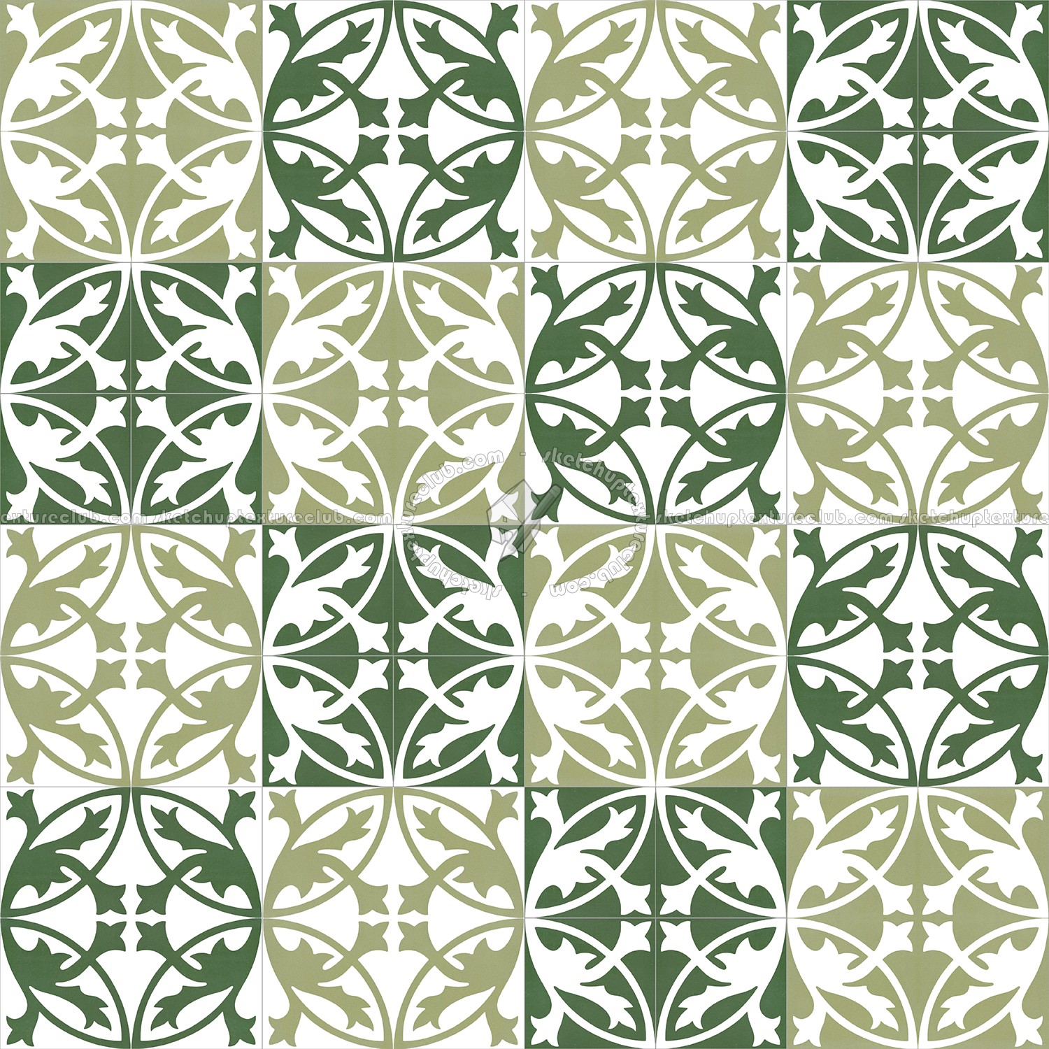 Textures   -   ARCHITECTURE   -   TILES INTERIOR   -   Cement - Encaustic   -   Encaustic  - Traditional encaustic cement ornate tile texture seamless 13537 (seamless)