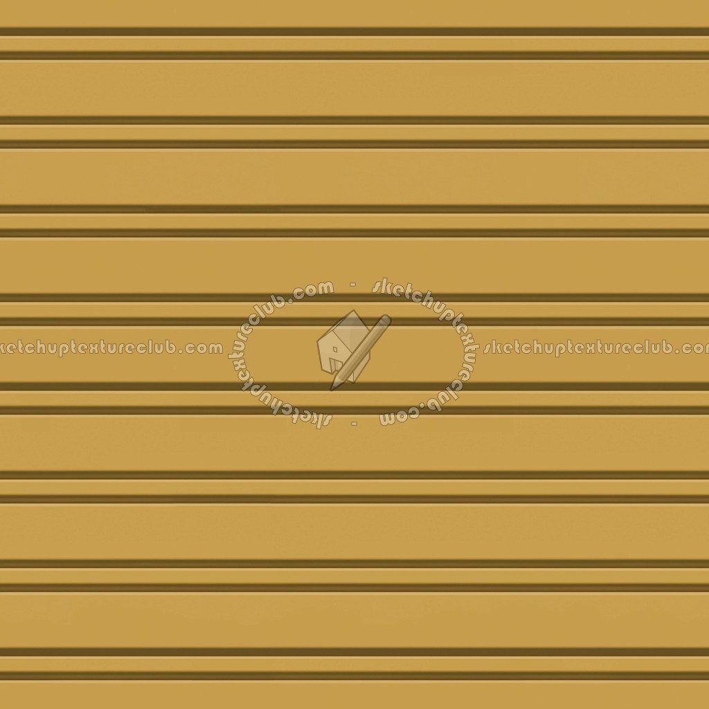 Textures   -   MATERIALS   -   METALS   -   Corrugated  - Yellow painted corrugated metal texture seamless 10020 (seamless)