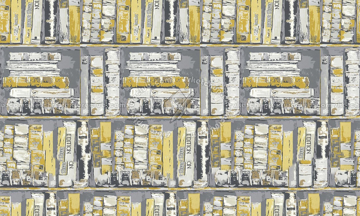 Textures   -   MATERIALS   -   WALLPAPER   -   various patterns  - Book wallpaper texture seamless 12221 (seamless)