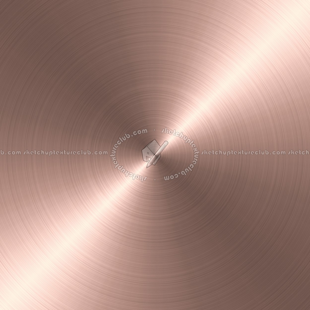 Textures   -   MATERIALS   -   METALS   -   Brushed metals  - Circular brushed copper metal texture 09907