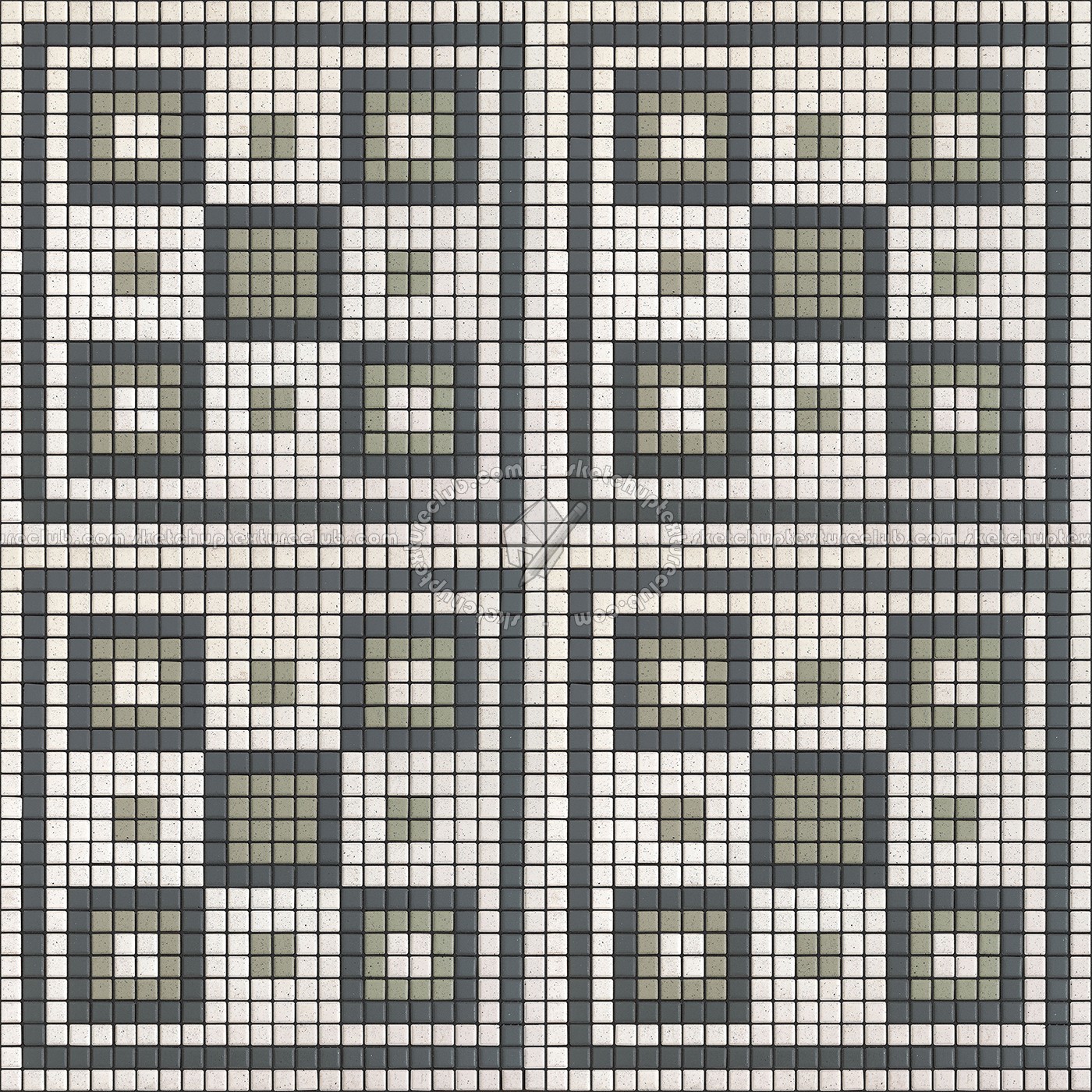 Textures   -   ARCHITECTURE   -   TILES INTERIOR   -   Mosaico   -   Classic format   -   Patterned  - Mosaico patterned tiles texture seamless 15129 (seamless)