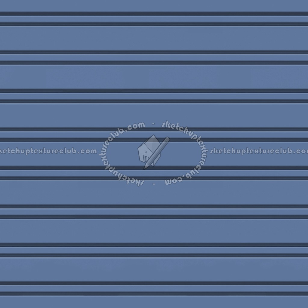 Textures   -   MATERIALS   -   METALS   -   Corrugated  - Ocean blue painted corrugated metal texture seamless 10021 (seamless)