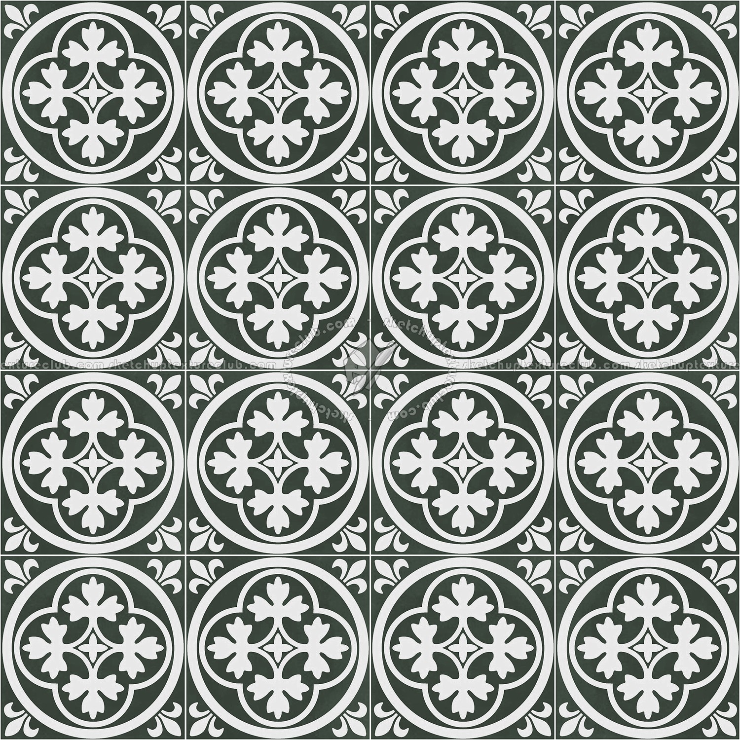 Textures   -   ARCHITECTURE   -   TILES INTERIOR   -   Cement - Encaustic   -   Victorian  - Victorian cement floor tile texture seamless 13757 (seamless)