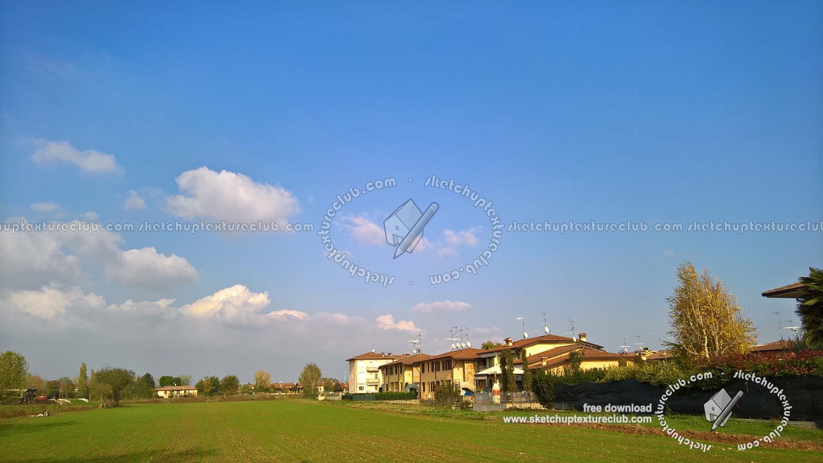 Textures   -   BACKGROUNDS &amp; LANDSCAPES   -   CITY &amp; TOWNS  - Urban area with country landscape 19507