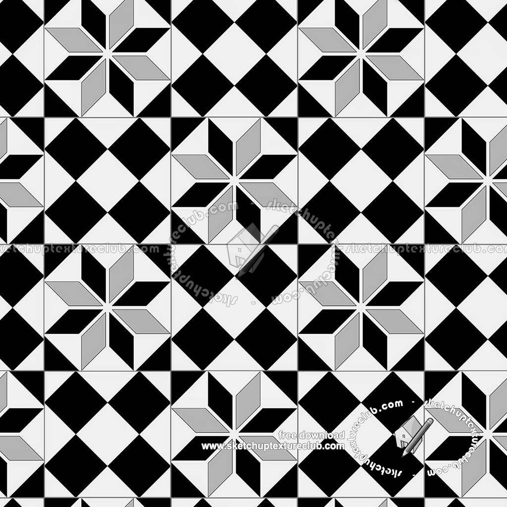 Textures   -   ARCHITECTURE   -   TILES INTERIOR   -   Ornate tiles   -   Geometric patterns  - Geometric patterns tile texture seamless 18964 (seamless)