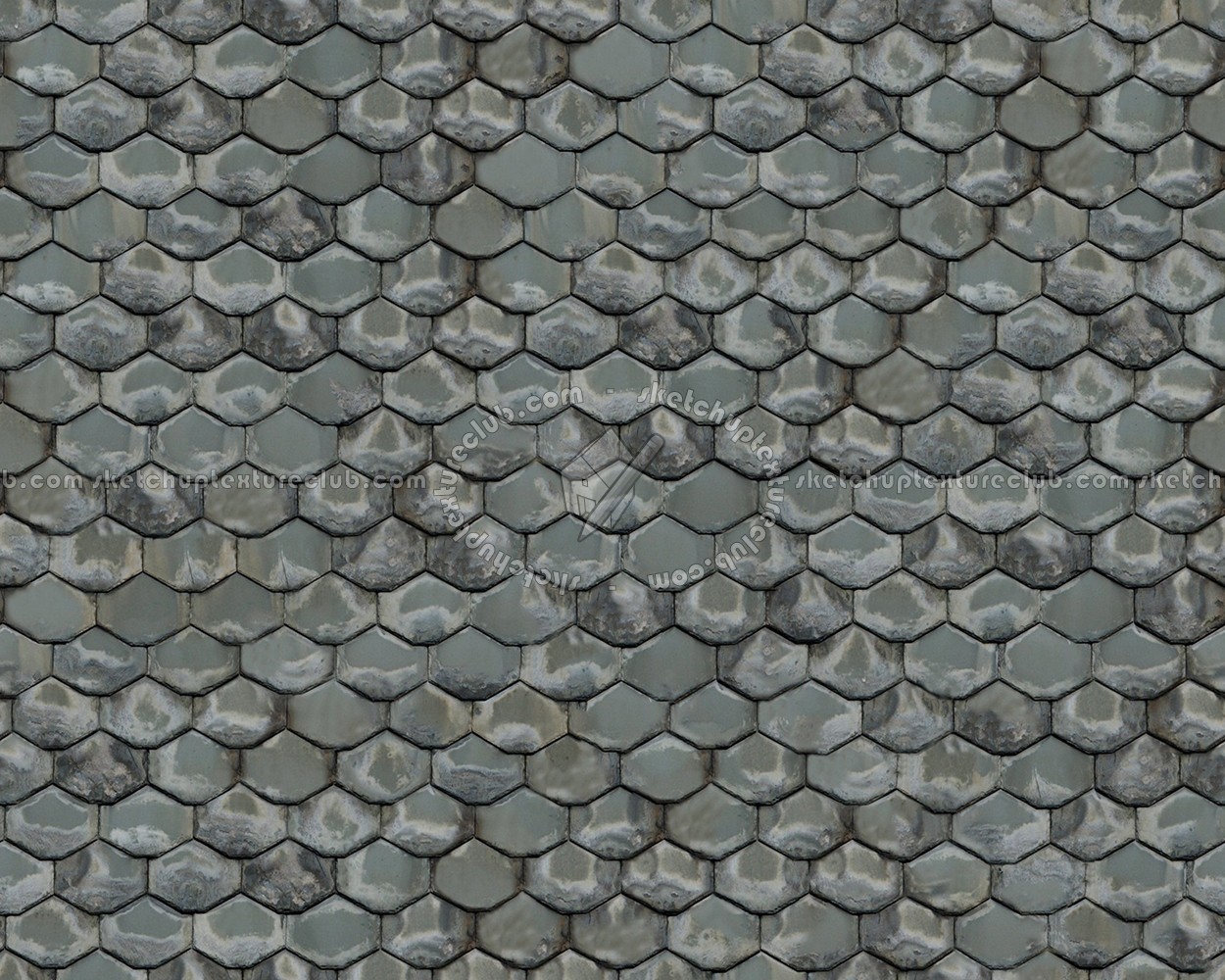 Textures   -   ARCHITECTURE   -   ROOFINGS   -   Slate roofs  - Dirty slate roofing texture seamless 04001 (seamless)