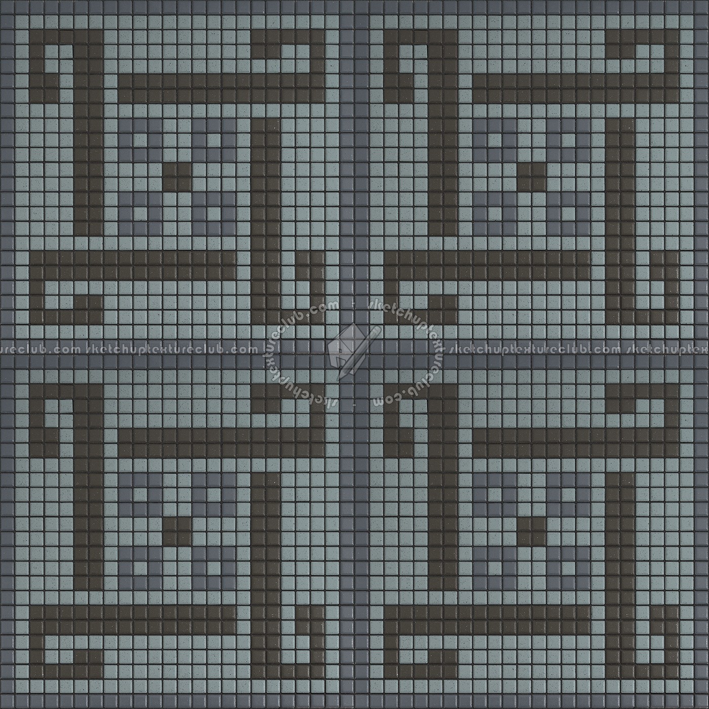 Textures - ARCHITECTURE - TILES INTERIOR - Mosaico - Classic format - Patterned - Mosaico patterned tiles texture seamless 15134 (seamless)