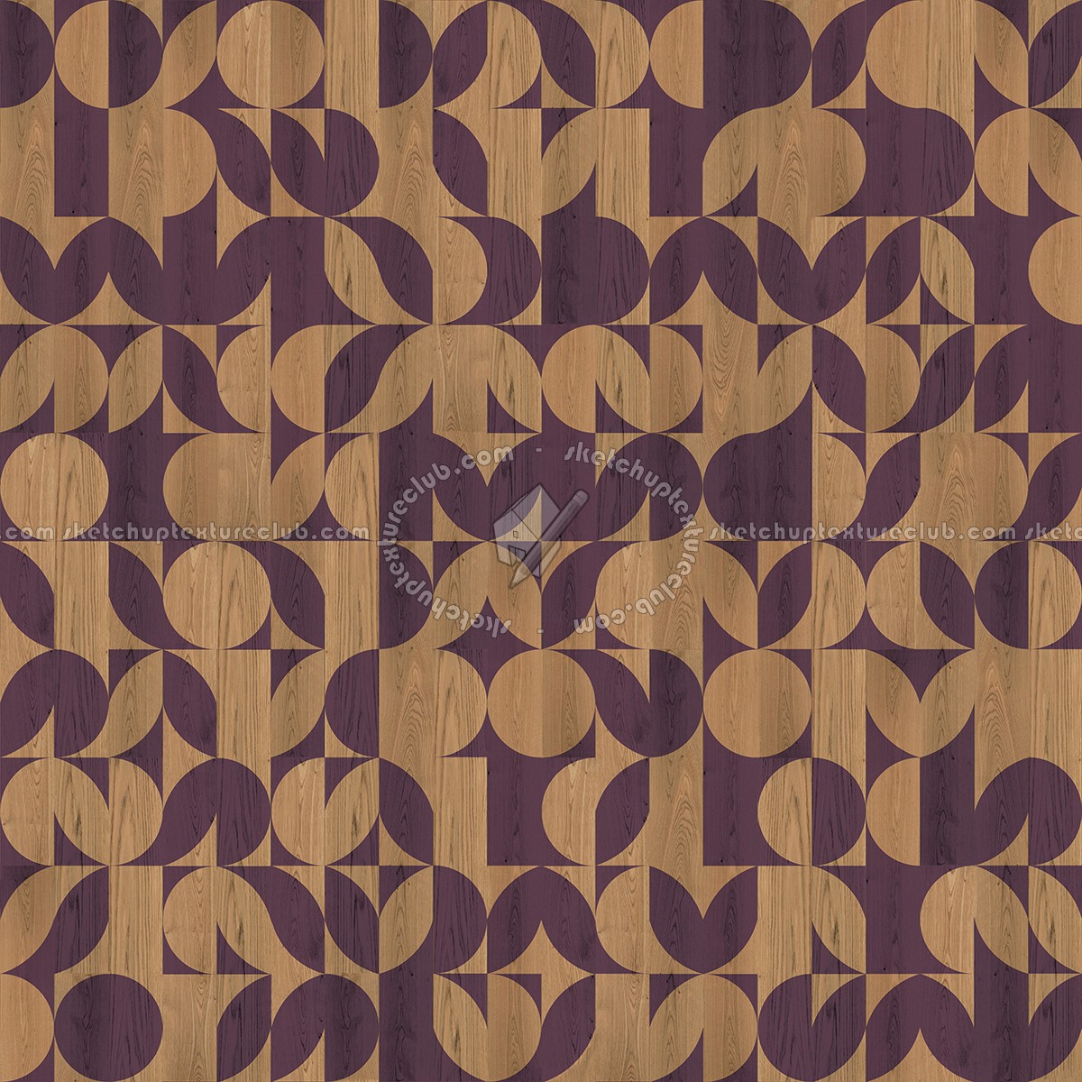 Textures   -   ARCHITECTURE   -   WOOD FLOORS   -   Geometric pattern  - Parquet geometric pattern texture seamless 04830 (seamless)