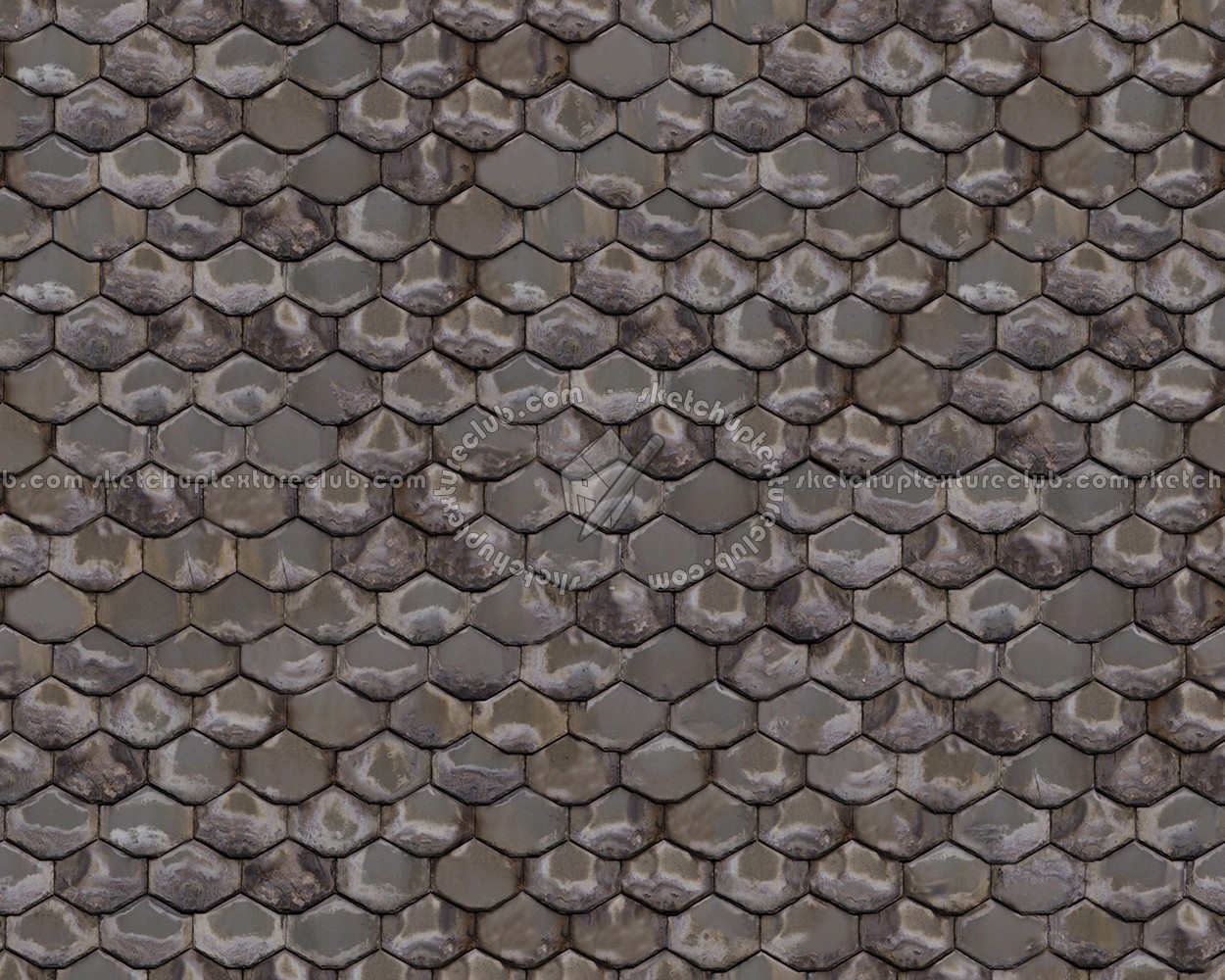 Textures   -   ARCHITECTURE   -   ROOFINGS   -   Slate roofs  - Dirty slate roofing texture seamless 04004 (seamless)