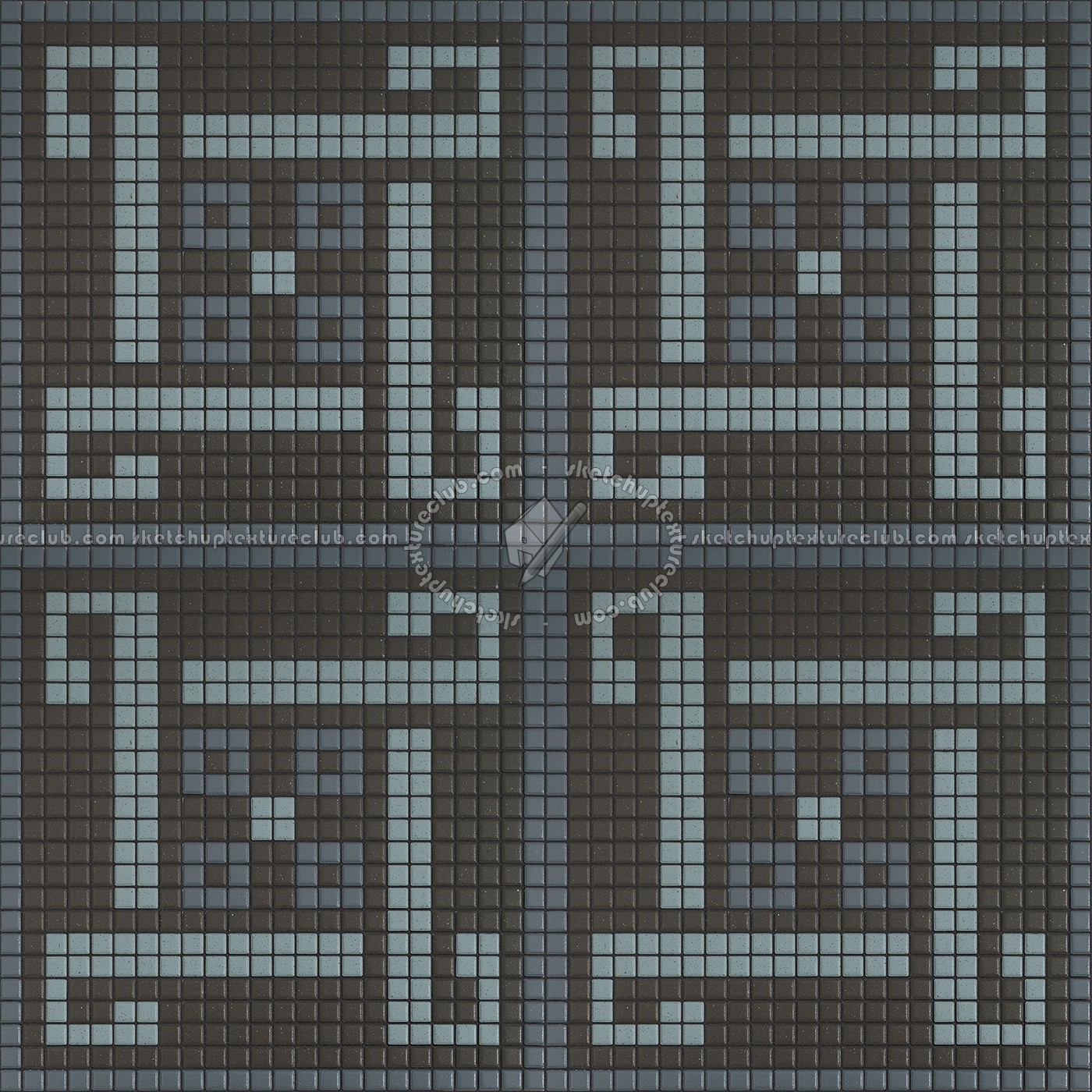 Textures   -   ARCHITECTURE   -   TILES INTERIOR   -   Mosaico   -   Classic format   -   Patterned  - Mosaico patterned tiles texture seamless 15135 (seamless)