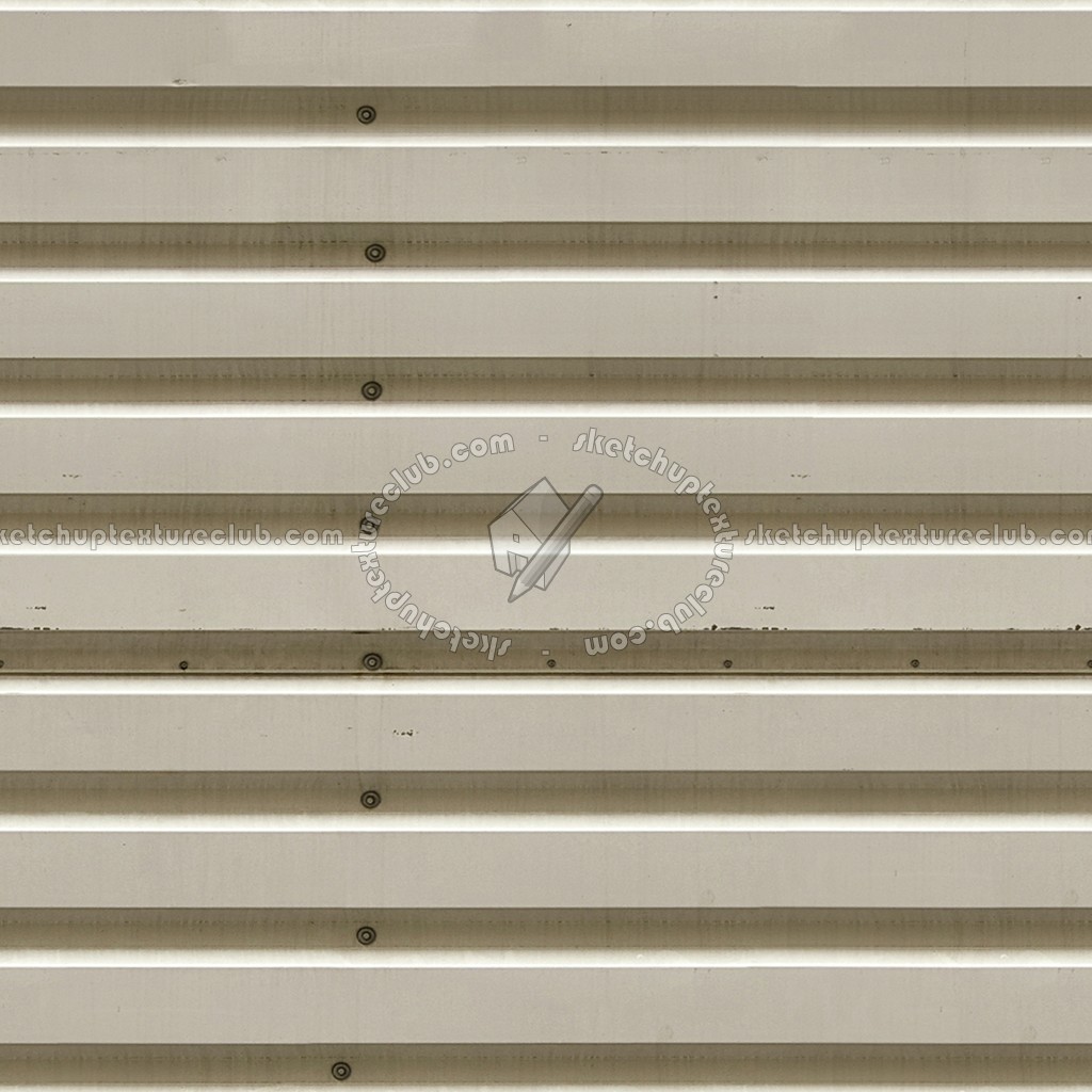 Textures   -   MATERIALS   -   METALS   -   Corrugated  - White painted corrugated metal texture seamless 10027 (seamless)