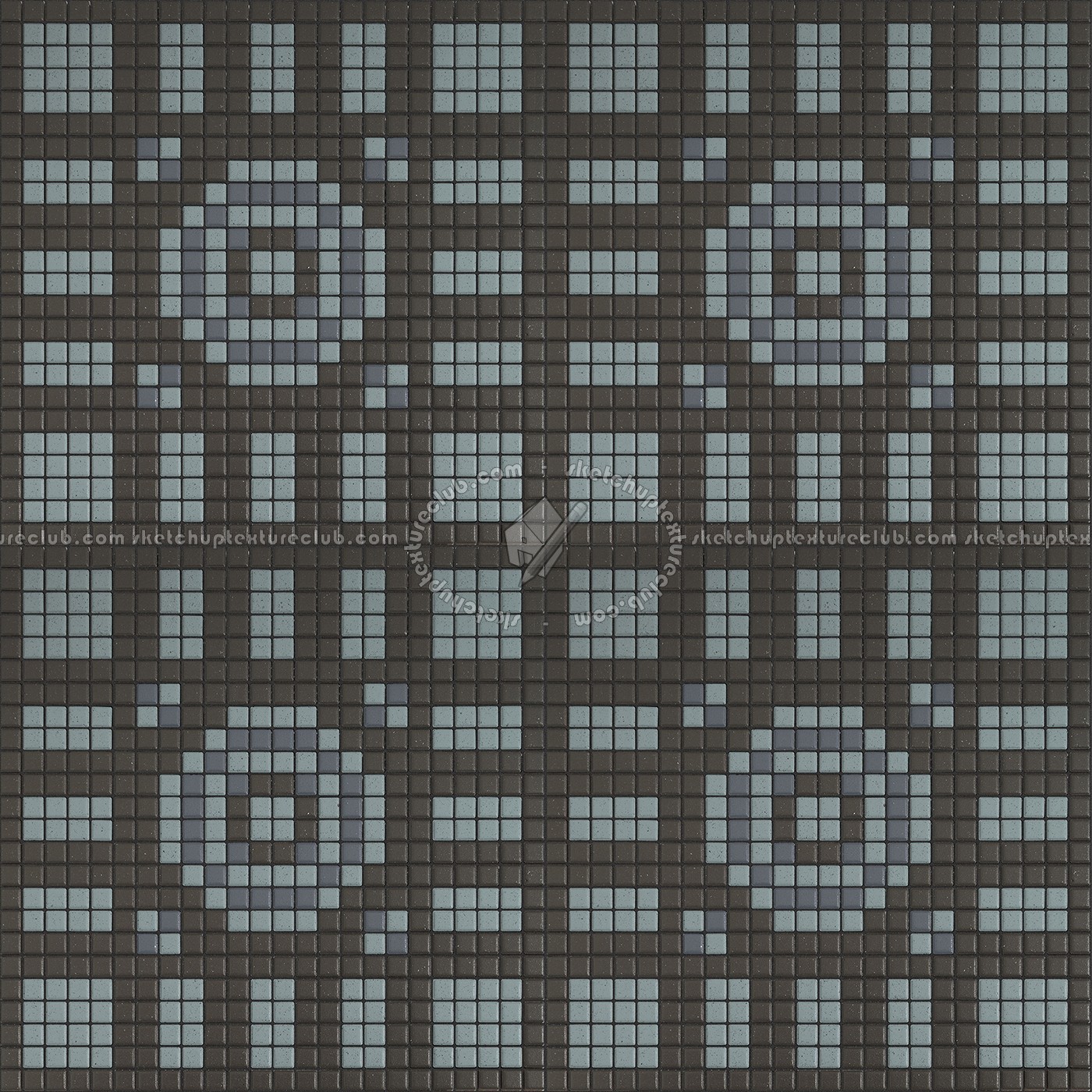 Textures - ARCHITECTURE - TILES INTERIOR - Mosaico - Classic format - Patterned - Mosaico patterned tiles texture seamless 15136 (seamless)