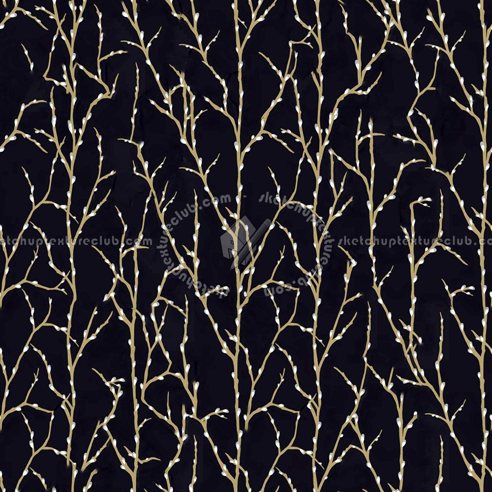 Textures   -   MATERIALS   -   WALLPAPER   -   various patterns  - Twigs ornate wallpaper texture seamless 12229 (seamless)