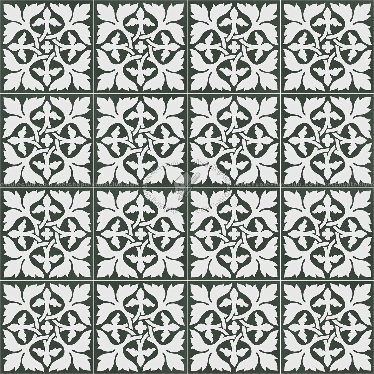 Textures   -   ARCHITECTURE   -   TILES INTERIOR   -   Cement - Encaustic   -   Victorian  - Victorian cement floor tile texture seamless 13765 (seamless)