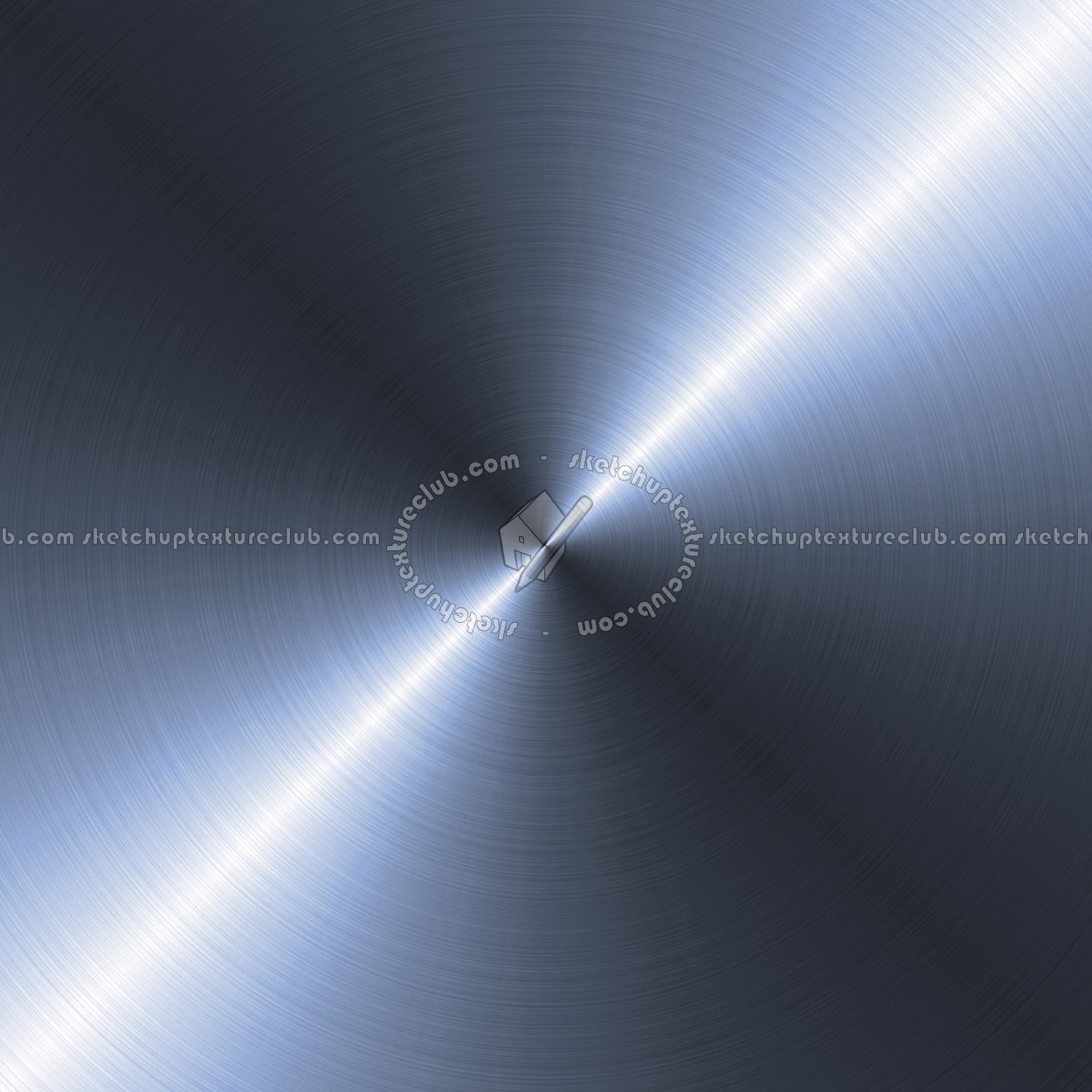 Textures   -   MATERIALS   -   METALS   -   Brushed metals  - Circular brushed blue metal texture 09916