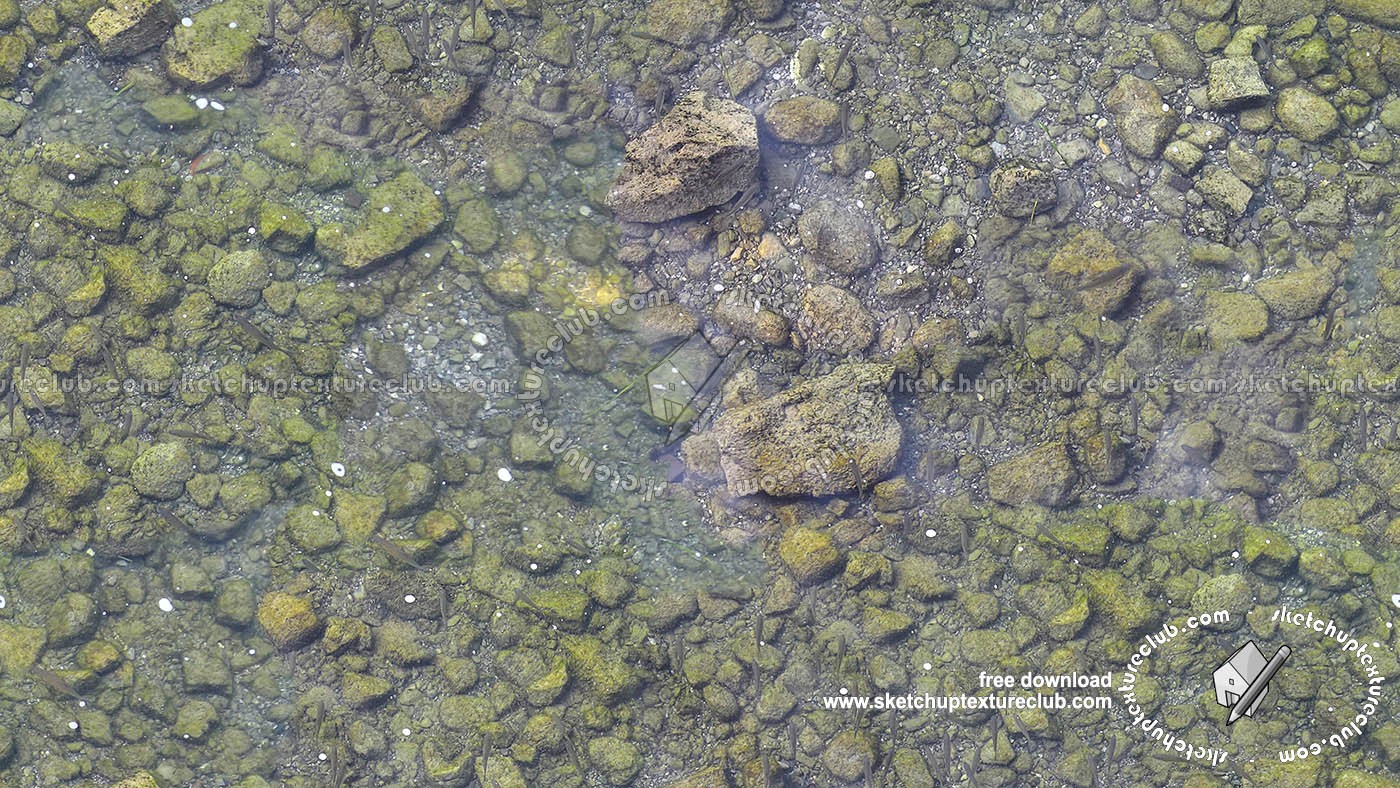 Textures   -   NATURE ELEMENTS   -   GRAVEL & PEBBLES  - Pebbles under water texture seamless 18209 (seamless)