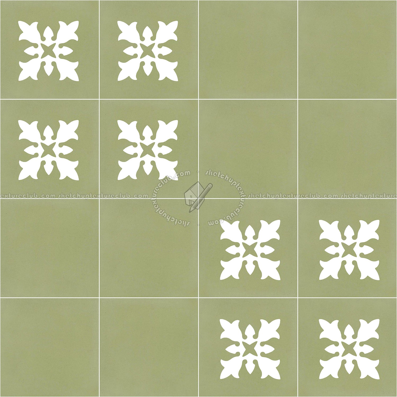 Textures   -   ARCHITECTURE   -   TILES INTERIOR   -   Cement - Encaustic   -   Encaustic  - Traditional encaustic cement ornate tile texture seamless 13547 (seamless)