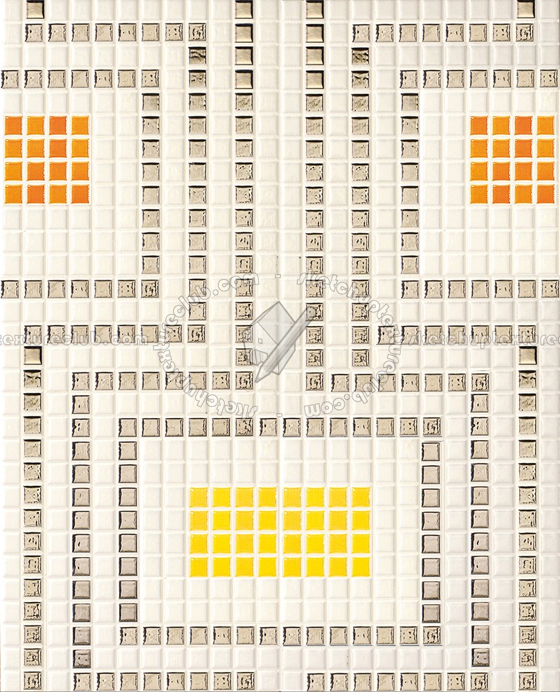 Textures - ARCHITECTURE - TILES INTERIOR - Mosaico - Mixed format - Mosaico patterned tiles texture seamless 1 15647 (seamless)