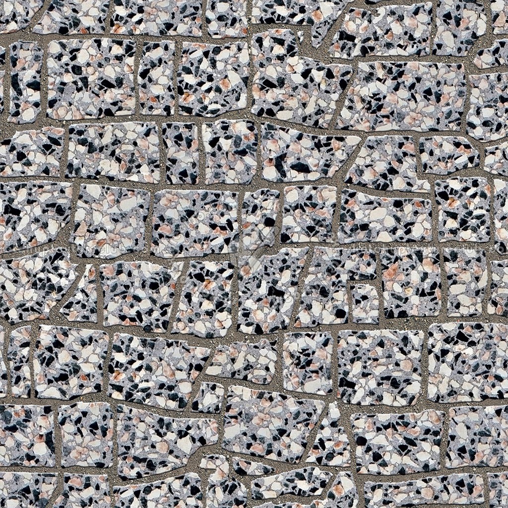 Textures - ARCHITECTURE - PAVING OUTDOOR - Flagstone - Granite paving flagstone texture seamless 05980 (seamless)