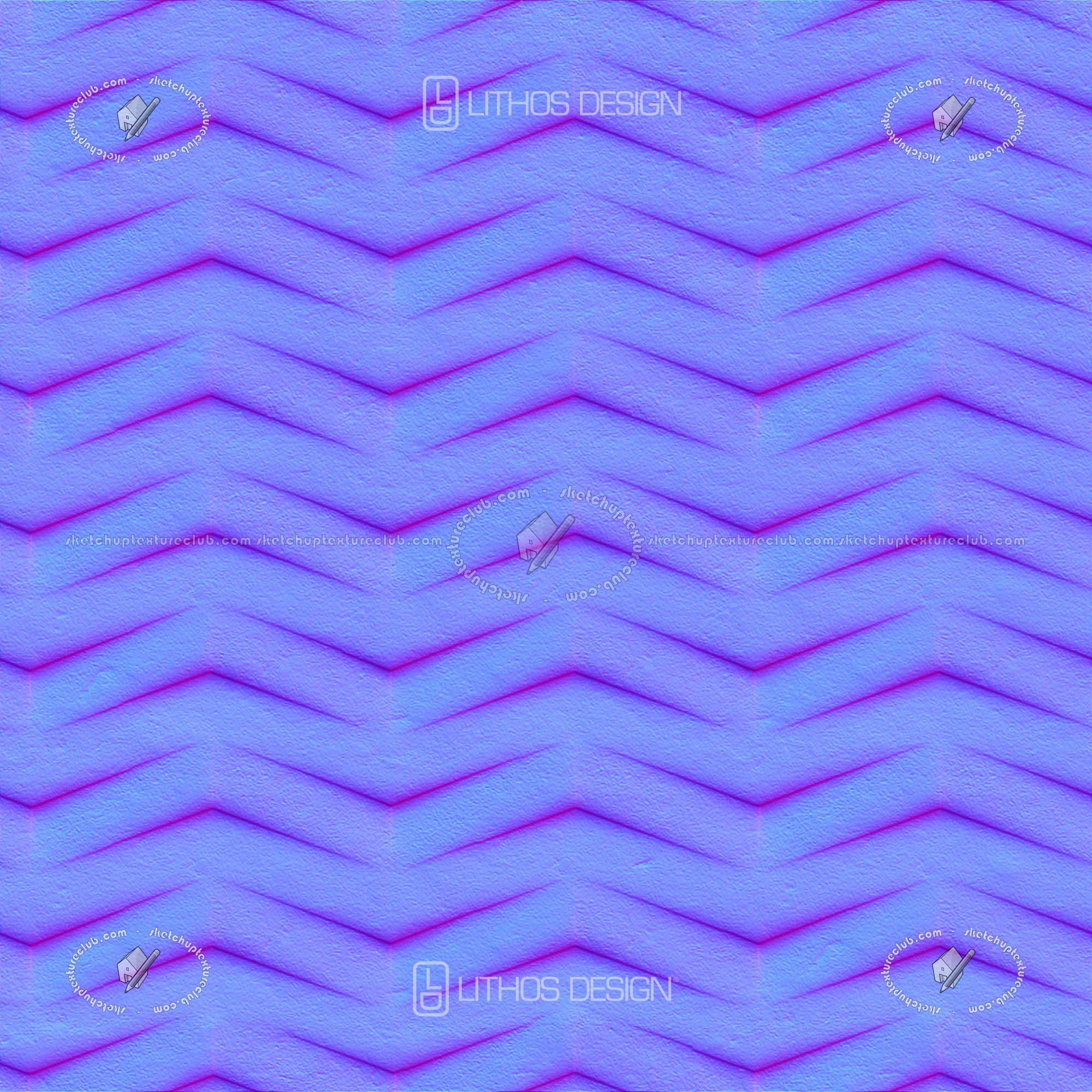 Textures - ARCHITECTURE - STONES WALLS - Claddings stone - Interior - Incised stone interior cladding texture seamless 20905 - Normal