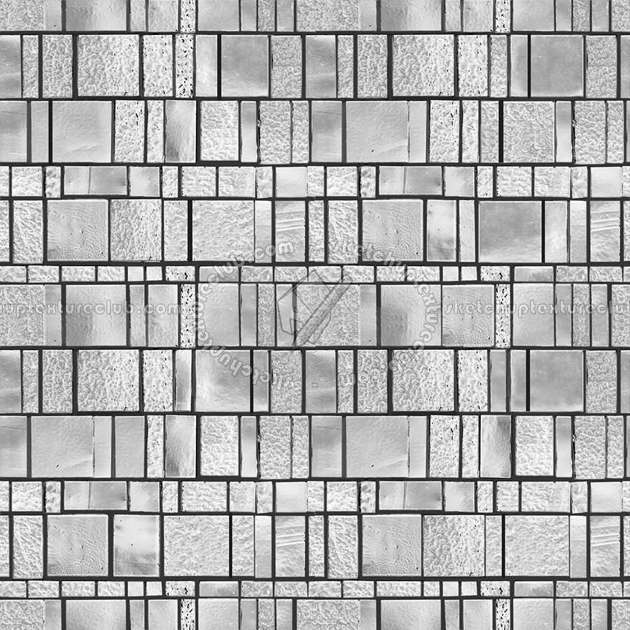 Textures   -   ARCHITECTURE   -   TILES INTERIOR   -   Mosaico   -   Mixed format  - Mosaico liberty style tiles texture seamless 15650 - Bump
