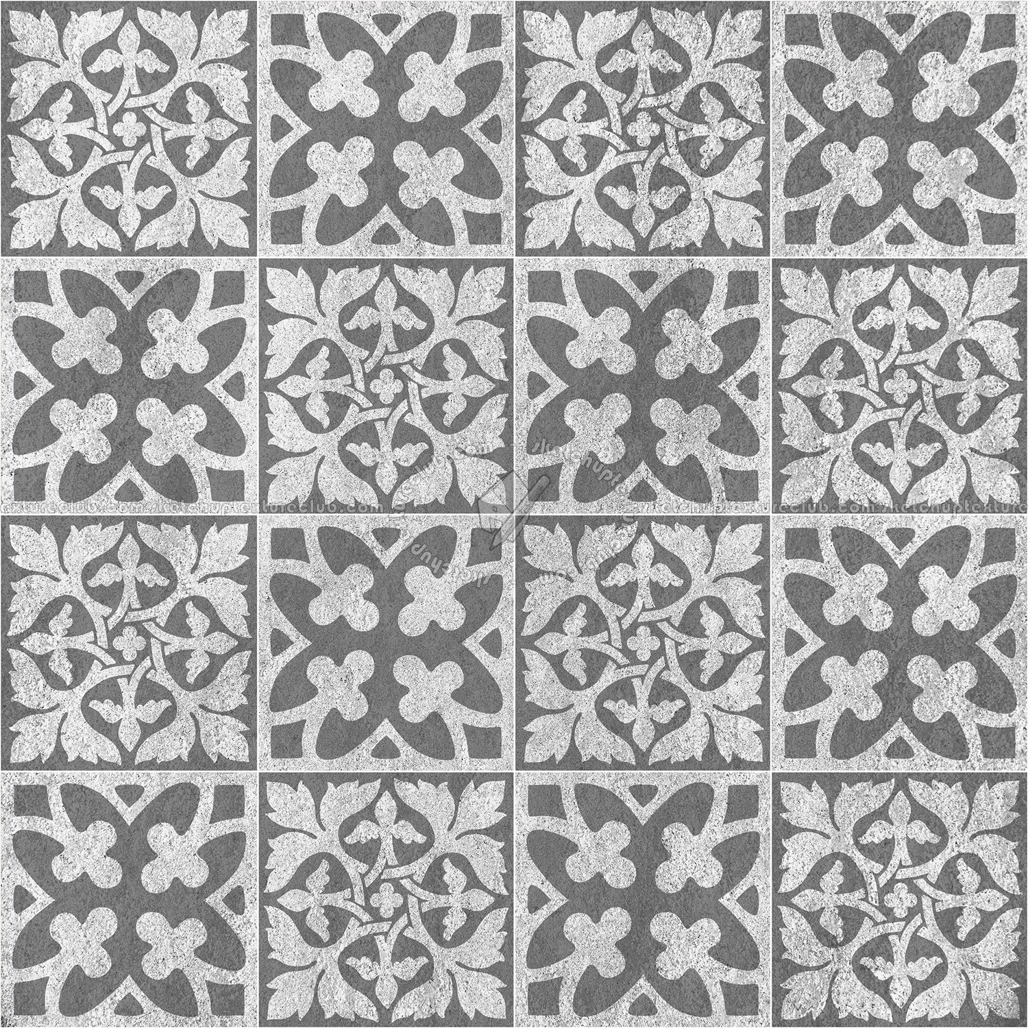 Textures   -   ARCHITECTURE   -   TILES INTERIOR   -   Cement - Encaustic   -   Victorian  - Victorian cement floor tile texture seamless 13770 (seamless)