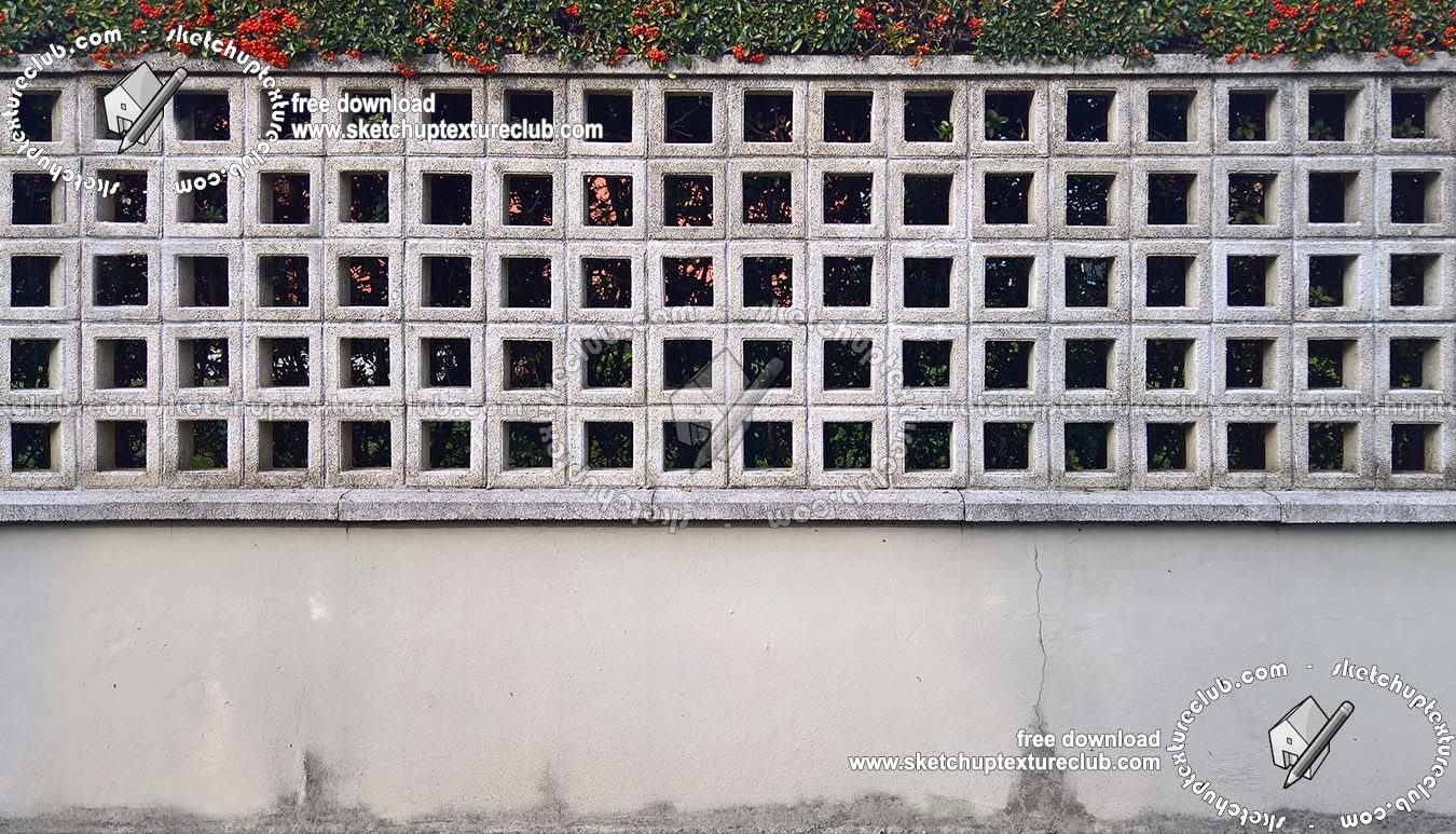 Textures   -   ARCHITECTURE   -   CONCRETE   -   Plates   -   Clean  - Concrete fence texture horizontal seamless 19273 (seamless)