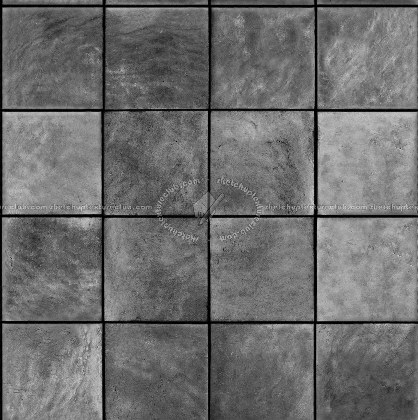 Textures   -   ARCHITECTURE   -   TILES INTERIOR   -   Terracotta tiles  - Rustic green red terracotta tile texture seamless 16139 - Specular