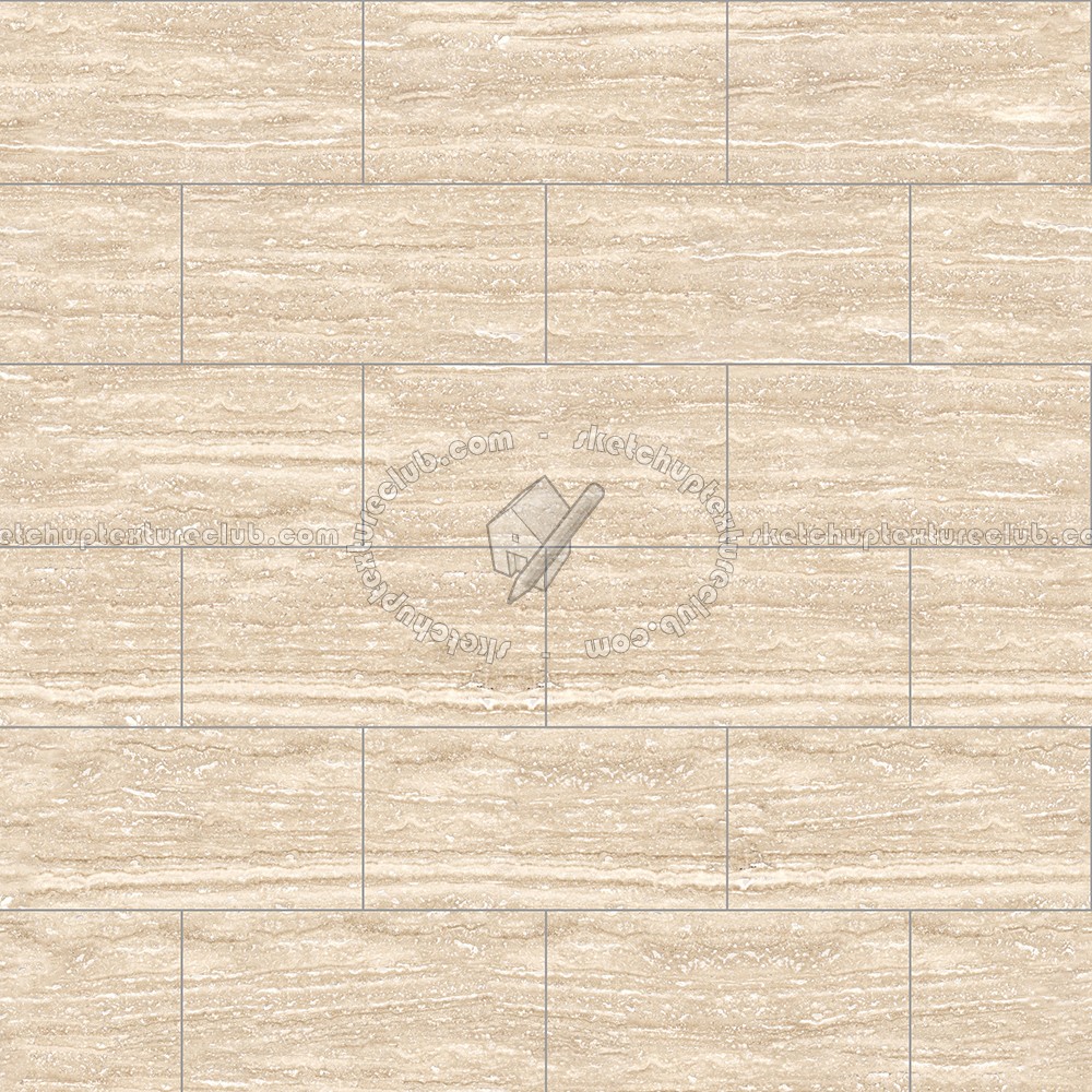Textures - ARCHITECTURE - TILES INTERIOR - Marble tiles - Travertine - Classic travertine floor tile texture seamless 14779 (seamless)
