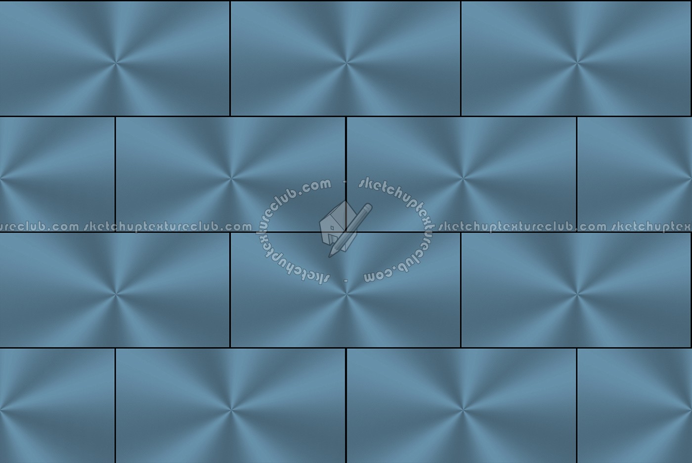 Textures   -   MATERIALS   -   METALS   -   Facades claddings  - Light blue metal facade cladding texture seamless 10217 (seamless)