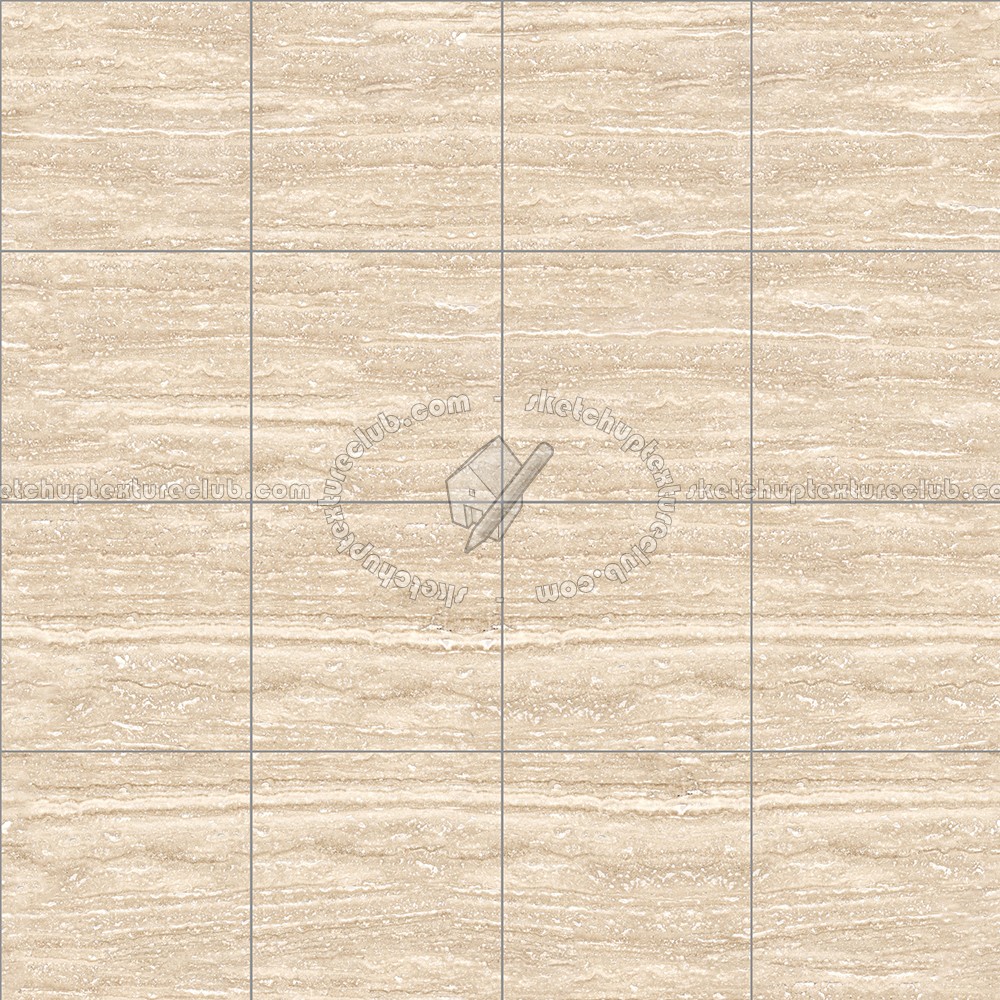 Textures   -   ARCHITECTURE   -   TILES INTERIOR   -   Marble tiles   -   Travertine  - Classic travertine floor tile texture seamless 14780 (seamless)