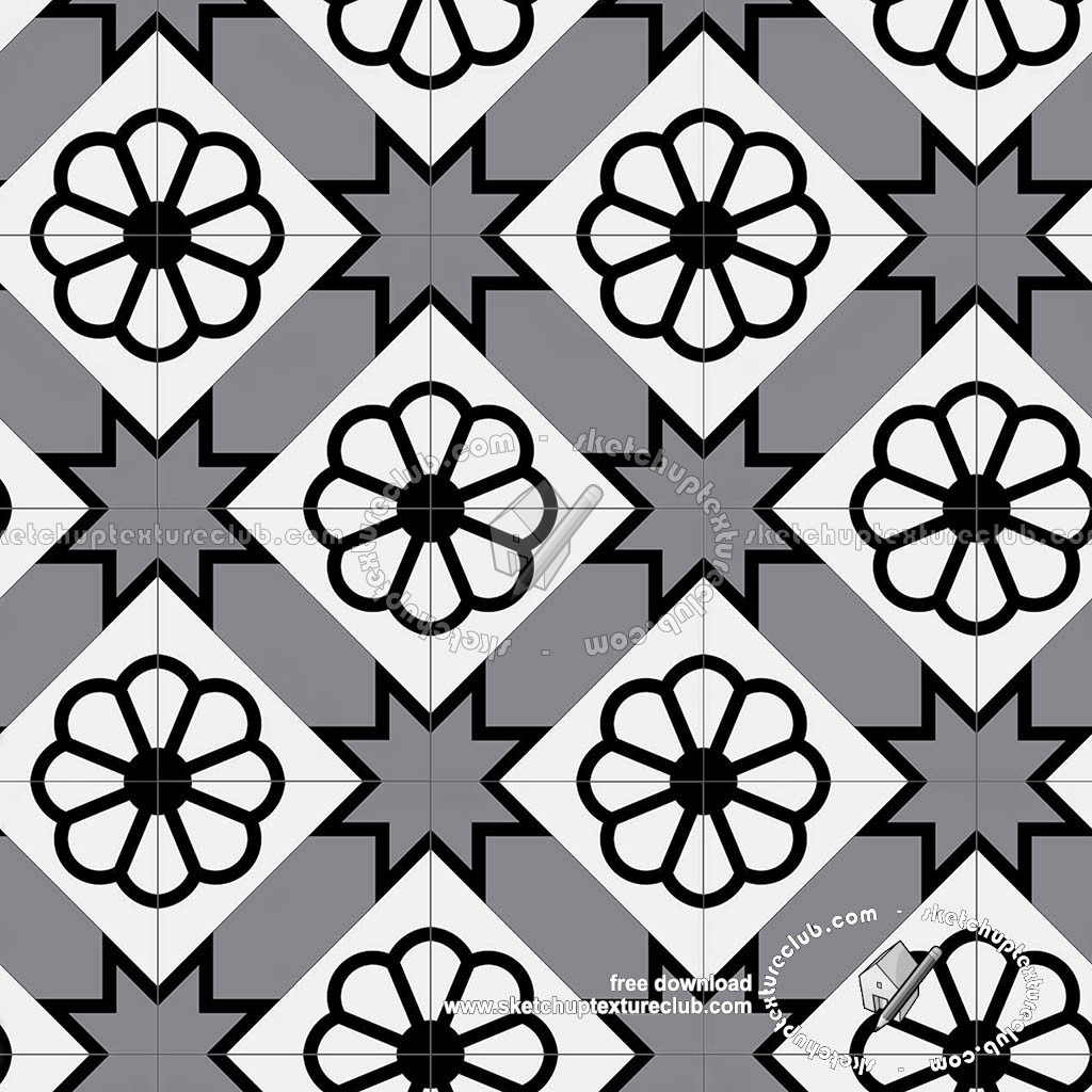 Textures   -   ARCHITECTURE   -   TILES INTERIOR   -   Ornate tiles   -   Geometric patterns  - Geometric patterns tile texture seamless 18978 (seamless)