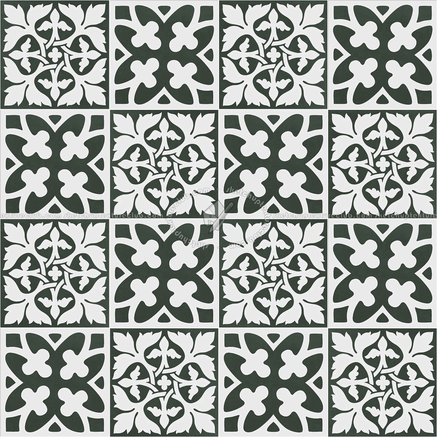 Textures   -   ARCHITECTURE   -   TILES INTERIOR   -   Cement - Encaustic   -   Victorian  - Victorian cement floor tile texture seamless 13773 (seamless)