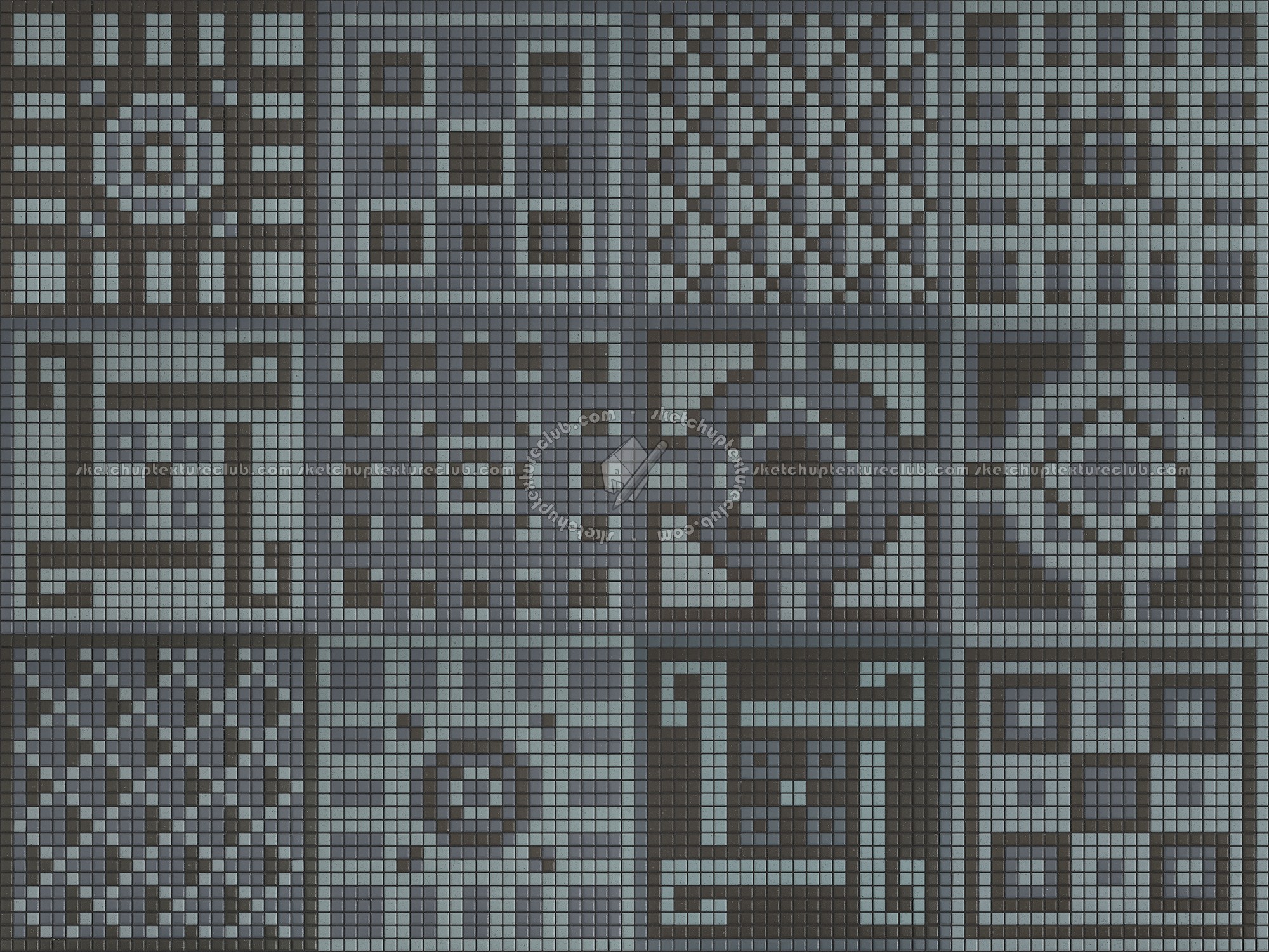 Textures - ARCHITECTURE - TILES INTERIOR - Mosaico - Classic format - Patterned - Mosaico cm90x120 patterned tiles texture seamless 15146 (seamless)